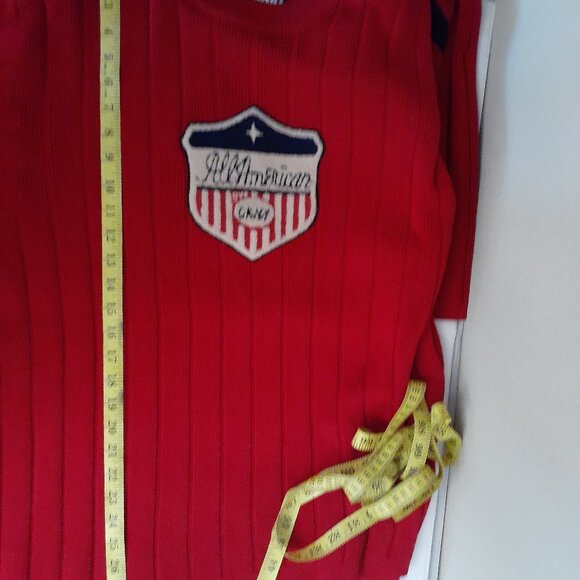 Rear vintage DKNY Relaxed  Heavy Cotton Sweater - Picture 8 of 9